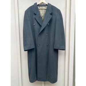 Ralph Lauren Vintage Wool Double Breasted Pea Coat Jacket Long